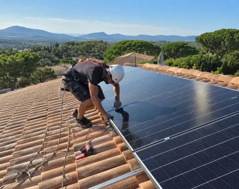 Installateur panneaux solaires Auros — pose photovoltaïque sur toiture