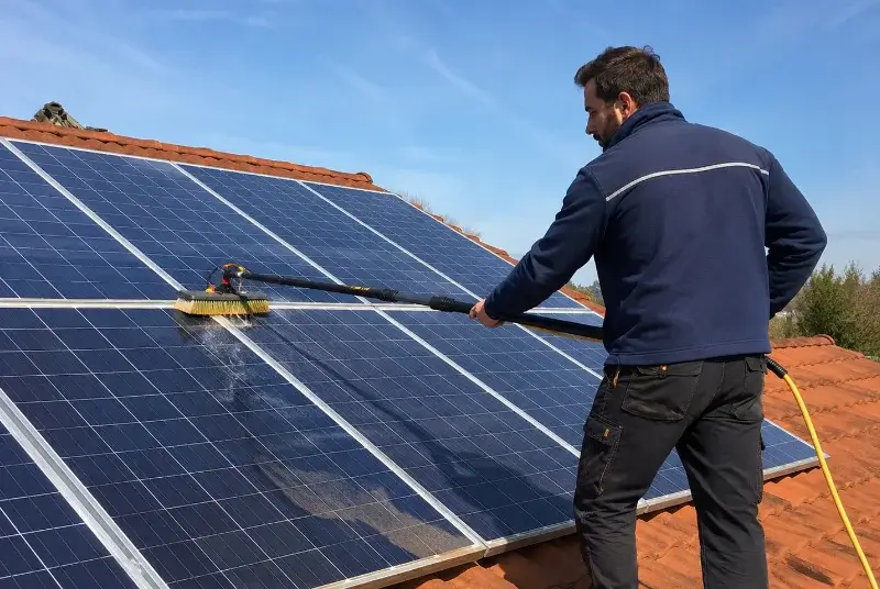Nettoyage et entretien de panneaux solaires à Auros