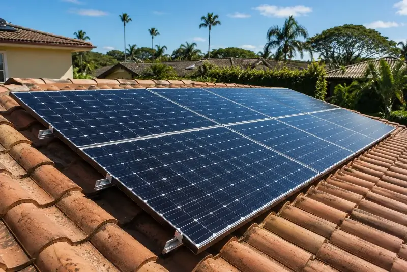 Installation de panneaux solaires à Auros